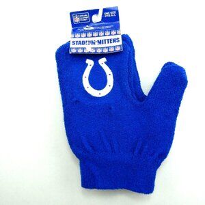 VINTAGE Indianapolis Colts NFL Stadium Mittens Winter Glove Adult OSFA Warm Up